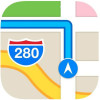iOS 7 maps mapy apple - icon
