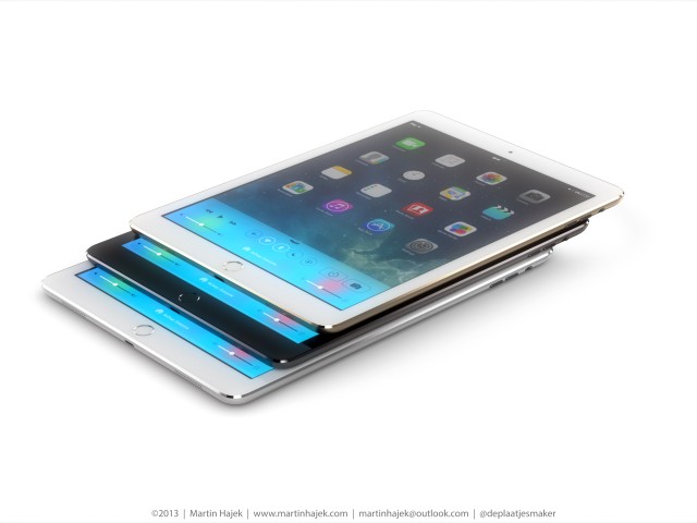 iPad mini 2. generace zlatý iPad 5. generace