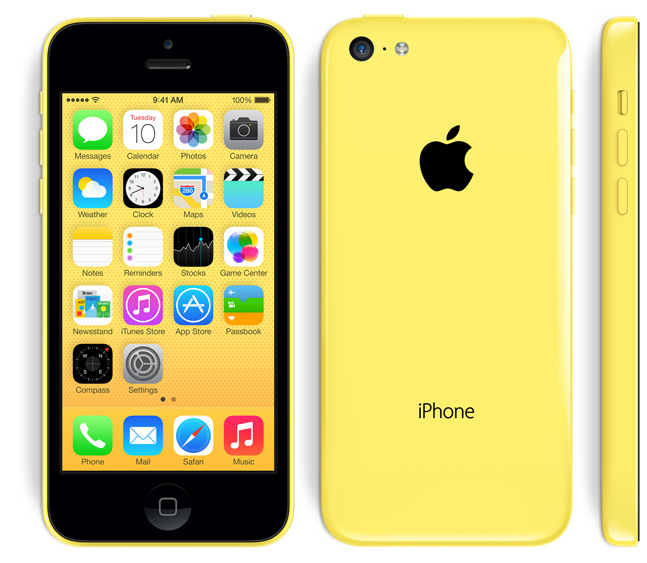 iPhone 5C žlutá icon