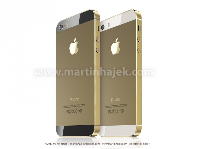 iPhone 5S zlatý gold champan šampaňské icon