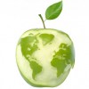 apple svět global icon logo