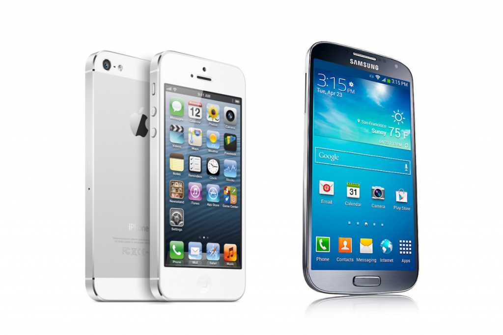 Apple-iPhone-5-Vs-Samsung-Galaxy-S4-1024x683