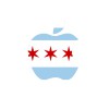 chicago apple logo icon