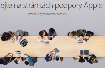 Apple přepracoval stránku podpory na Apple.cz