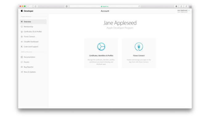 Apple změnil design vývojářských stránek