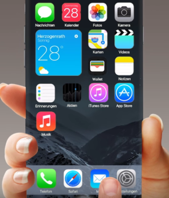Koncept iOS 10, který přináší řadu užitečných funkcí