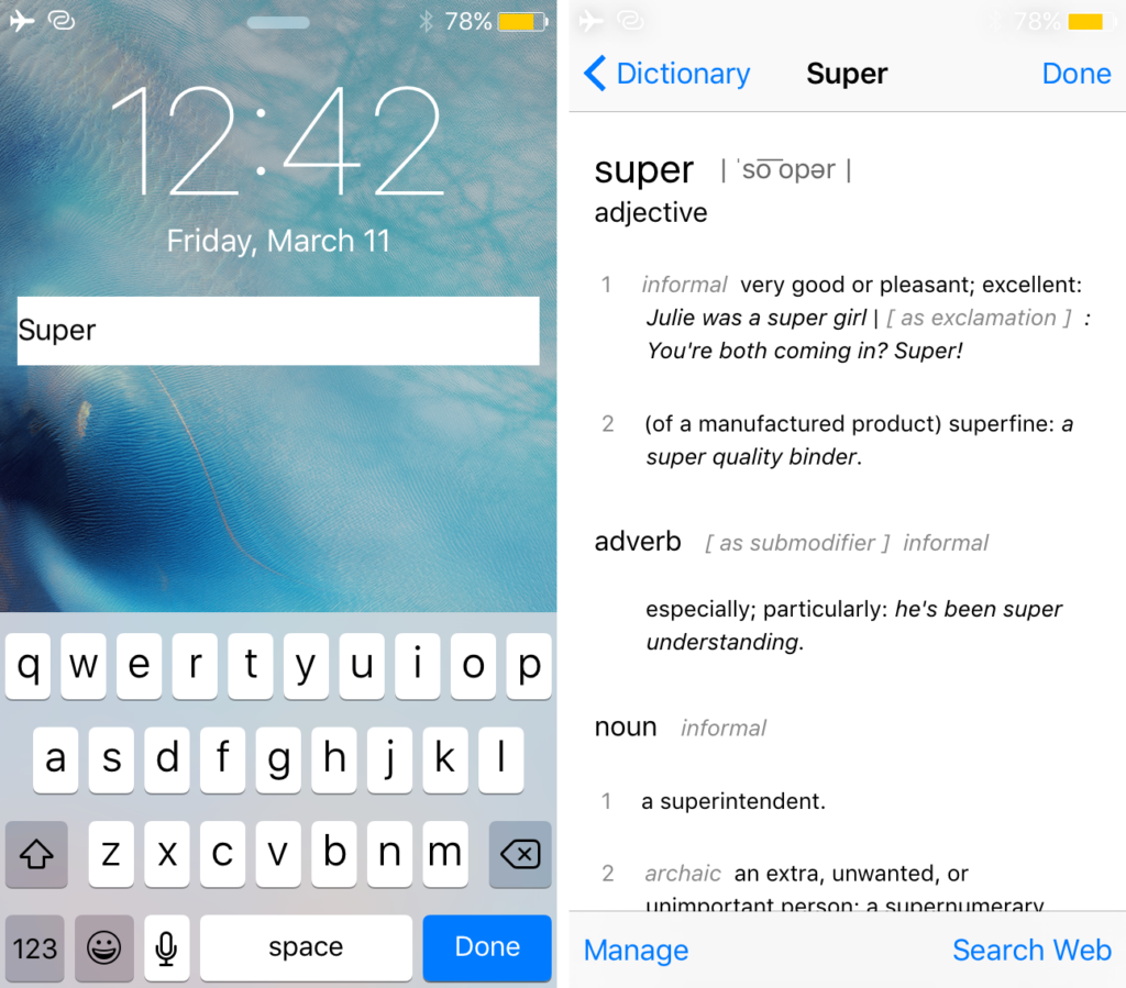 locktionary-dictionary-on-iOS-lock-screen