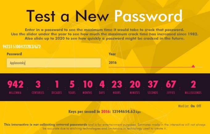 Jak dlouho bude trvat útočníkovi, než zjistí právě vaše heslo?