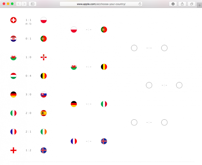 Apple na své stránce ukryl překvapení pro fanoušky fotbalu