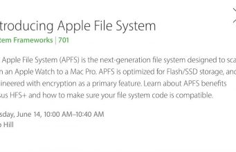 Apple představil nový souborový systém