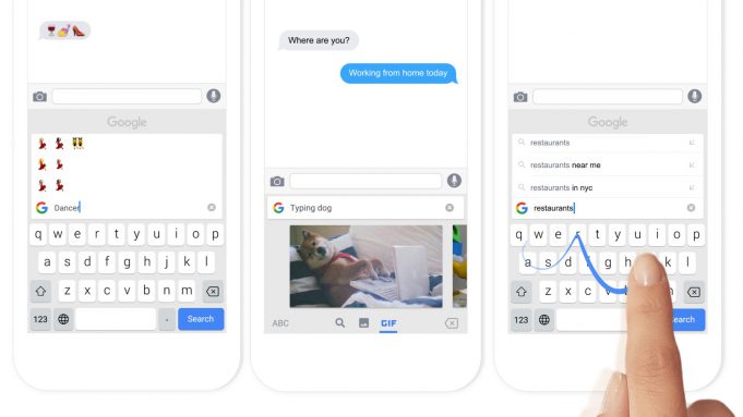 Skvělá klávesnice od Google, Gboard, se rozšířila do dalších zemí