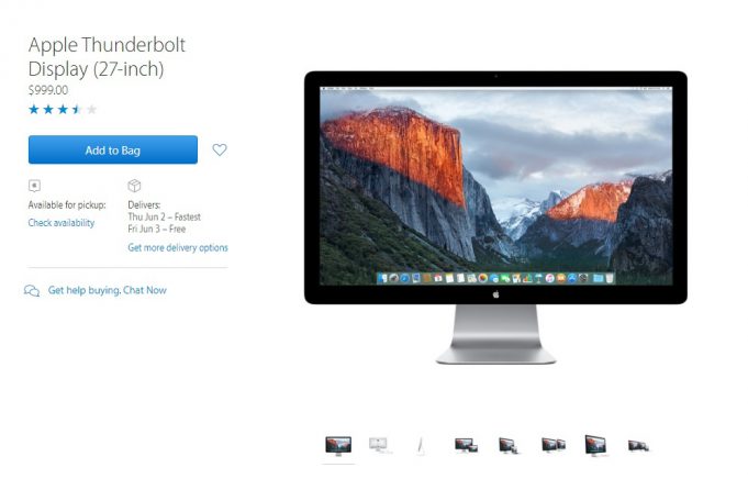 Apple na WWDC pravděpodobně představí nový Thunderbolt Display