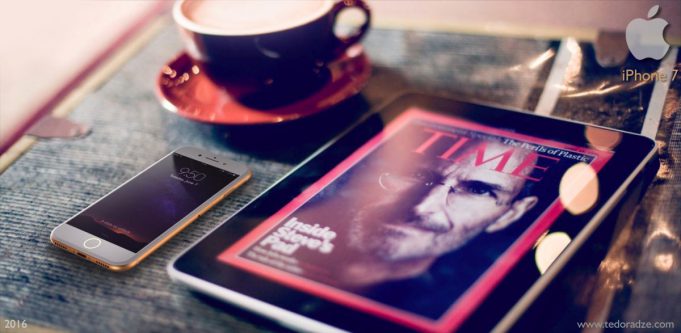 Nejnovější koncept iPhonu 7 bez 3,5mm jack konektoru