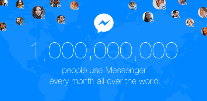 Messenger má více než 1 miliardu aktivních uživatelů každý měsíc