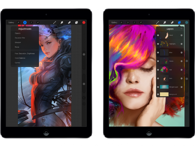 Stáhněte si pomocí aplikace Apple Store aplikaci Procreate pocket zdarma