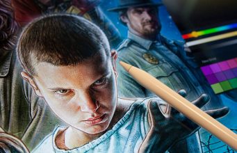Plakát k seriálu Stranger Things byl nakreslen na iPadu Pro