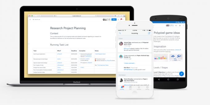 Služba Dropbox Paper přichází na iOS ve formě veřejné beta verze