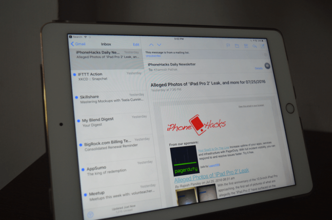 4 nové funkce, které umí aplikace Mail v iOS 10