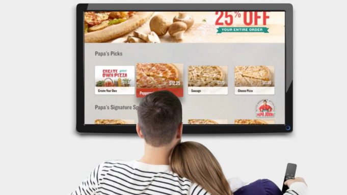 Restaurace Papa John’s umožňuje objednat pizzu přes Apple TV