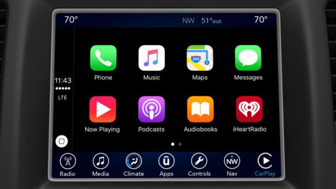 Fiat poskytuje CarPlay u dalších svých modelů aut