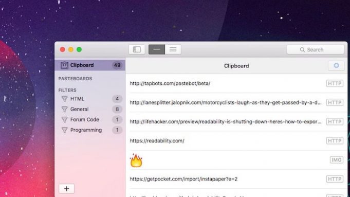 Pastebot je univerzální Clipboard Manager pro Mac a nyní navíc zdarma
