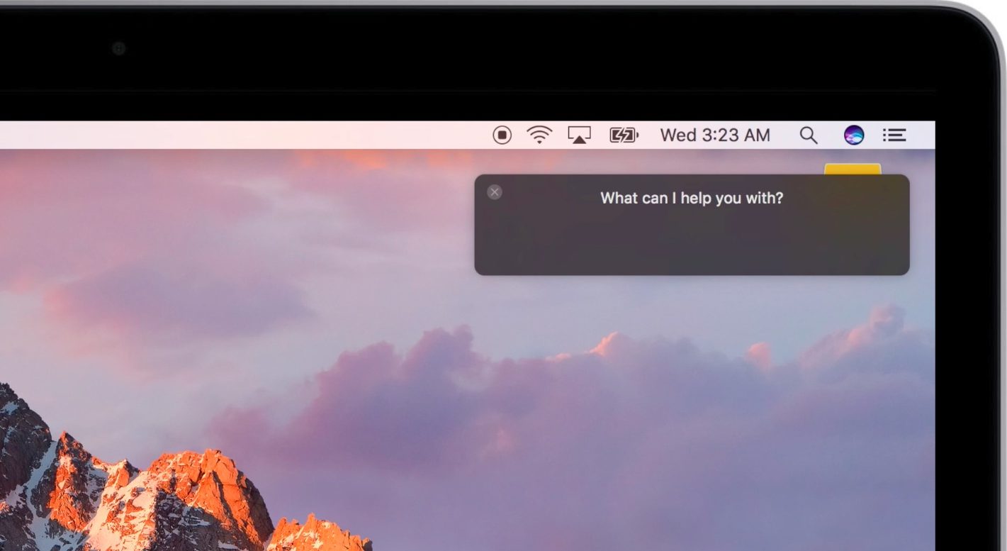 macos sierra hey siri