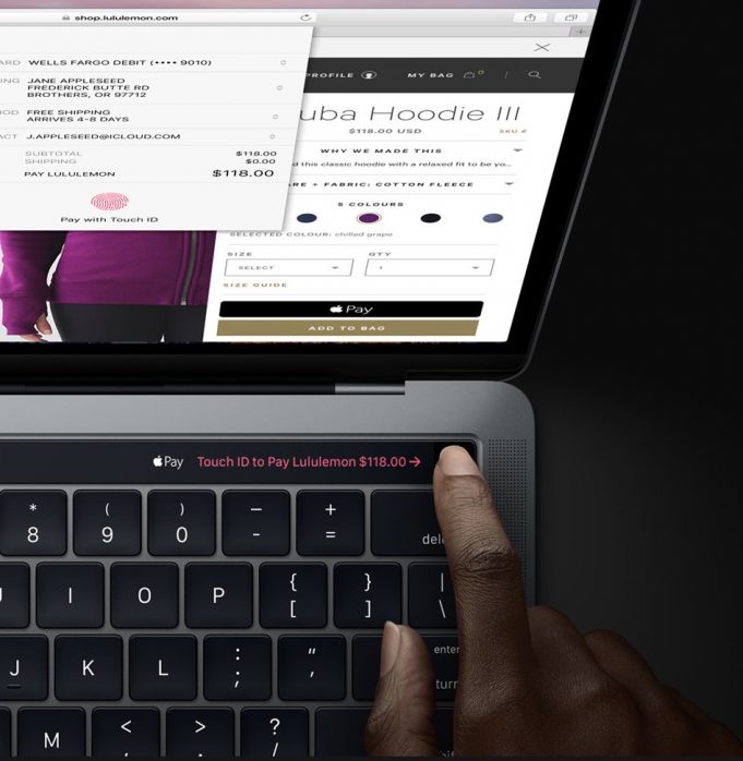 Jak nastavit Touch ID na novém MacBooku Pro s TouchBarem?