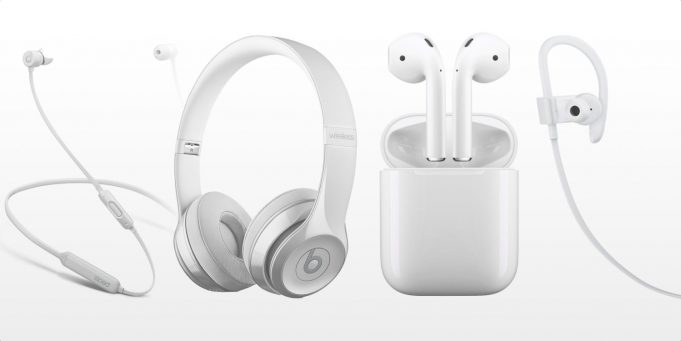 Porovnání sluchátek AirPods, Beats Solo3, Powerbeats3 a BeatsX