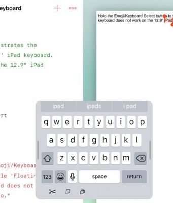 Vyzkoušejte si zmenšenou klávesnici na iPadu ukrytou v iOS 10.3
