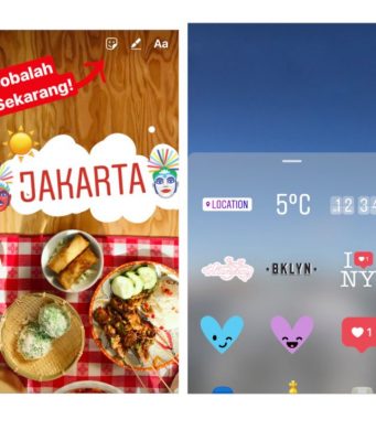 Instagram aktualizoval příběhy o geolokační samolepky