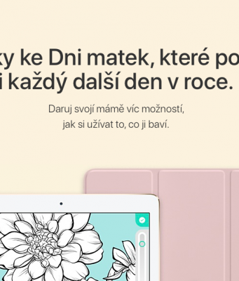 Apple vám pomůže vybrat dárek ke Dni matek!