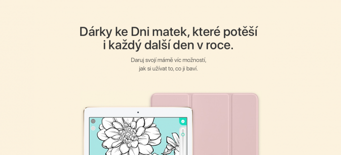 Apple vám pomůže vybrat dárek ke Dni matek!