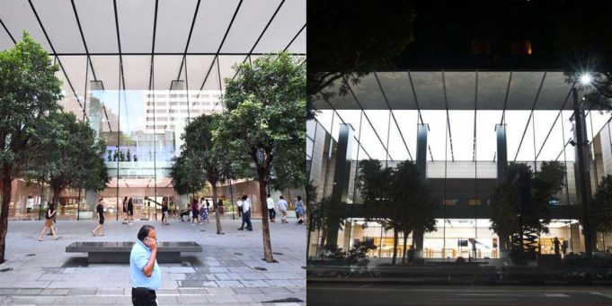 Poprvé můžete vidět interiéry připravovaného Apple Storu v Singapuru