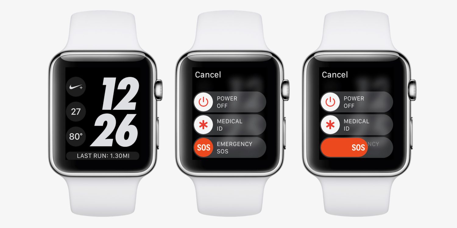 Как работает sos на apple watch