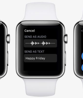 Jak poslat hlasovou zprávu z Apple Watch?