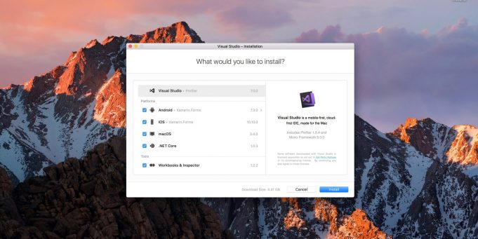 Microsoft vydal Visual Studio 2017 pro Mac