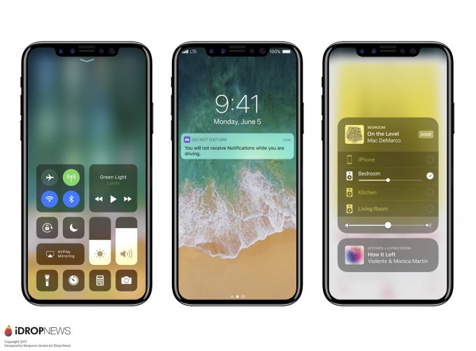 Galerie konceptu telefonu iPhone X