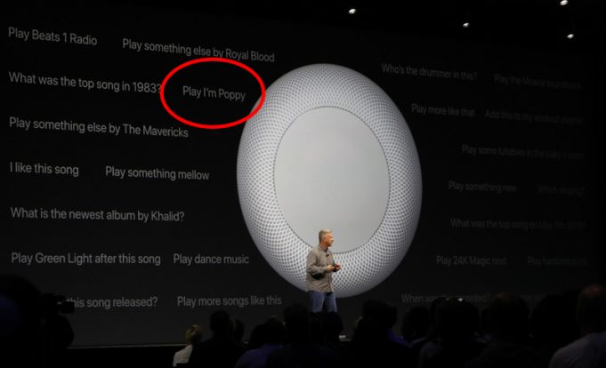 Všimli jste si na prezentaci WWDC 2017 tohoto detailu „Play I’m Poppy“?