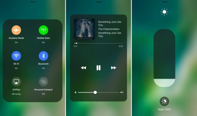 Jak získat design Control Center z iOS 11 do iOS 10?