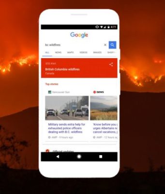 Google SOS Alerts, dobrý pomocník do světa