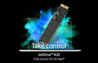 Transcend představil JetDrive 820 SSD úložiště pro Mac