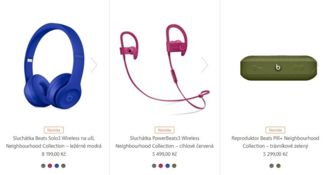 Apple zlevnil sluchátka Beats až o 2000 Kč
