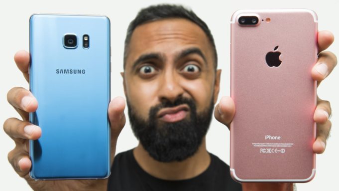Test rychlosti – Samsung Galaxy Note 8 vs iPhone 7 Plus