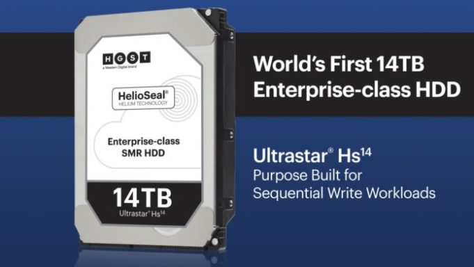 Western Digital představil pevný disk 14 TB
