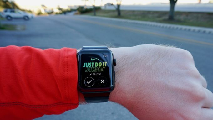 Aktualizace aplikace Nike+ Run Club před vydáním Apple Watch 3