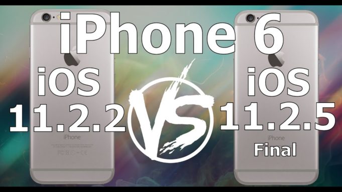 Test rychlosti – iOS 11.2.5 vs iOS 11.2.2