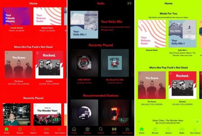 Nový tweak Colorify změní barevné schéma aplikace Spotify