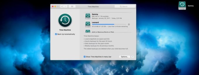 Návod – Jak zálohovat data v počítači Mac pomocí externího disku