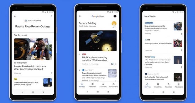Google představil novou aplikaci Google News s řadou nových funkcí