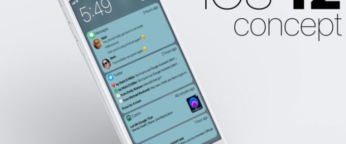 Koncept – Jaké změny můžeme očekávat v iOS 12?